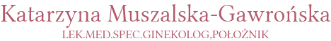 Logo gabinetu ginekologicznego